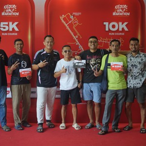 Race photo from KEDIRI HALF MARATHON 2026