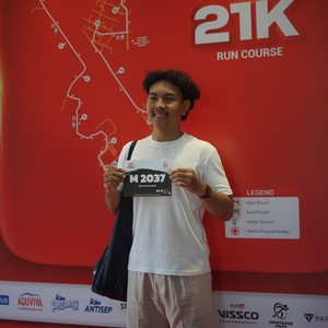 Race photo from KEDIRI HALF MARATHON 2026