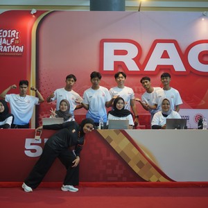Race photo from KEDIRI HALF MARATHON 2026