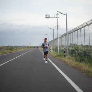 Race photo from KEDIRI HALF MARATHON 2026