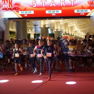 Race photo from KEDIRI HALF MARATHON 2026