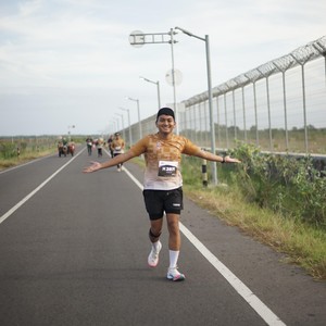 Race photo from KEDIRI HALF MARATHON 2026
