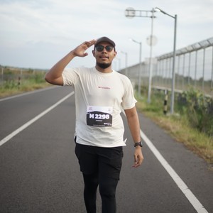 Race photo from KEDIRI HALF MARATHON 2026