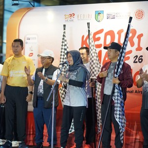 Race photo from KEDIRI HALF MARATHON 2026