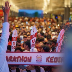 Race photo from KEDIRI HALF MARATHON 2026