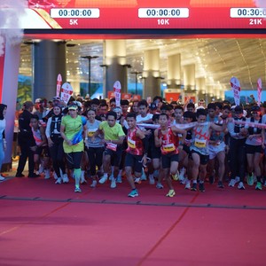 Race photo from KEDIRI HALF MARATHON 2026