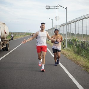 Race photo from KEDIRI HALF MARATHON 2026