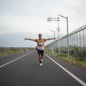 Race photo from KEDIRI HALF MARATHON 2026