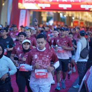 Race photo from KEDIRI HALF MARATHON 2026