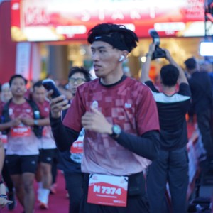 Race photo from KEDIRI HALF MARATHON 2026