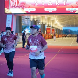 Race photo from KEDIRI HALF MARATHON 2026