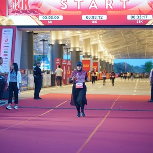 Race photo from KEDIRI HALF MARATHON 2026