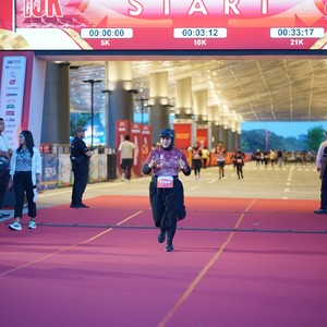 Race photo from KEDIRI HALF MARATHON 2026