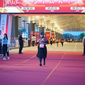 Race photo from KEDIRI HALF MARATHON 2026