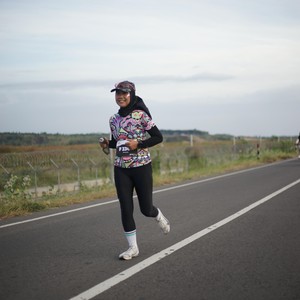 Race photo from KEDIRI HALF MARATHON 2026