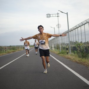 Race photo from KEDIRI HALF MARATHON 2026