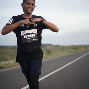 Race photo from KEDIRI HALF MARATHON 2026
