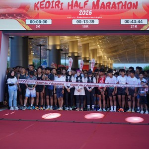 Race photo from KEDIRI HALF MARATHON 2026
