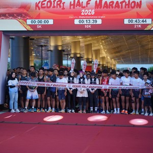 Race photo from KEDIRI HALF MARATHON 2026