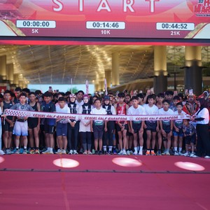 Race photo from KEDIRI HALF MARATHON 2026