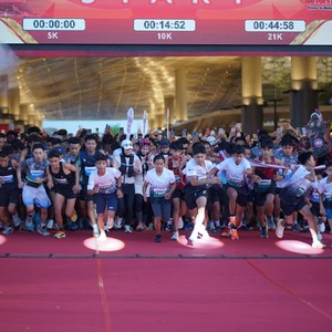 Race photo from KEDIRI HALF MARATHON 2026