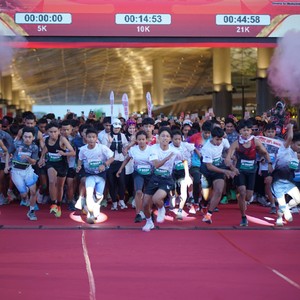 Race photo from KEDIRI HALF MARATHON 2026