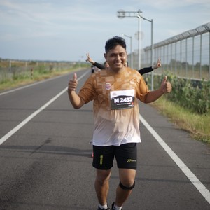Race photo from KEDIRI HALF MARATHON 2026