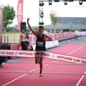 Race photo from KEDIRI HALF MARATHON 2026