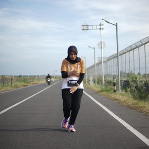 Race photo from KEDIRI HALF MARATHON 2026