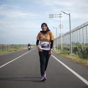 Race photo from KEDIRI HALF MARATHON 2026
