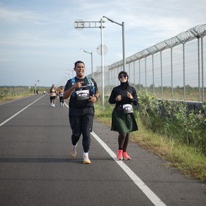 Race photo from KEDIRI HALF MARATHON 2026