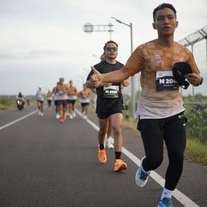 Race photo from KEDIRI HALF MARATHON 2026