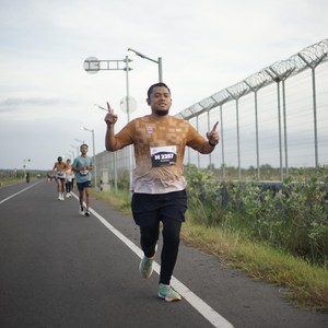 Race photo from KEDIRI HALF MARATHON 2026