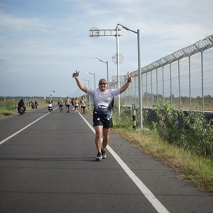 Race photo from KEDIRI HALF MARATHON 2026