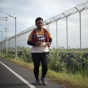 Race photo from KEDIRI HALF MARATHON 2026