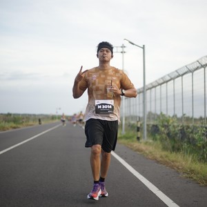 Race photo from KEDIRI HALF MARATHON 2026