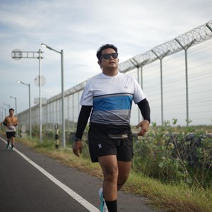 Race photo from KEDIRI HALF MARATHON 2026