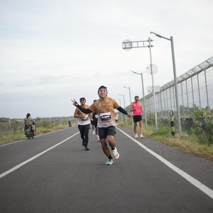Race photo from KEDIRI HALF MARATHON 2026