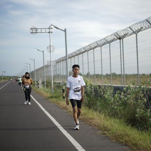 Race photo from KEDIRI HALF MARATHON 2026