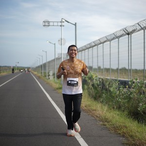 Race photo from KEDIRI HALF MARATHON 2026