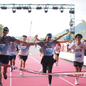 Race photo from KEDIRI HALF MARATHON 2026