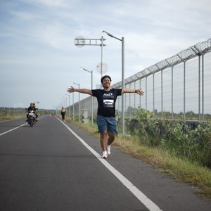 Race photo from KEDIRI HALF MARATHON 2026