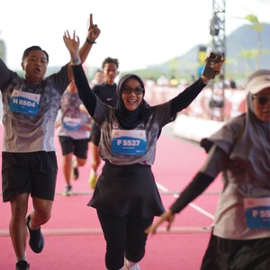 Race photo from KEDIRI HALF MARATHON 2026