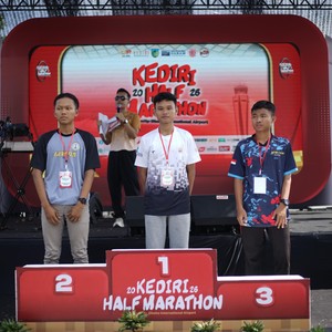 Race photo from KEDIRI HALF MARATHON 2026