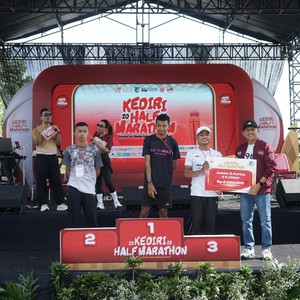 Race photo from KEDIRI HALF MARATHON 2026