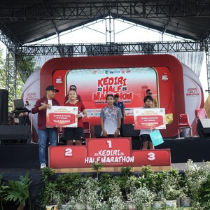 Race photo from KEDIRI HALF MARATHON 2026