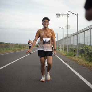 Race photo from KEDIRI HALF MARATHON 2026