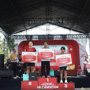 Race photo from KEDIRI HALF MARATHON 2026