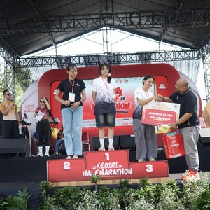 Race photo from KEDIRI HALF MARATHON 2026