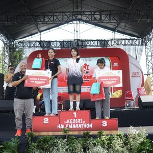 Race photo from KEDIRI HALF MARATHON 2026